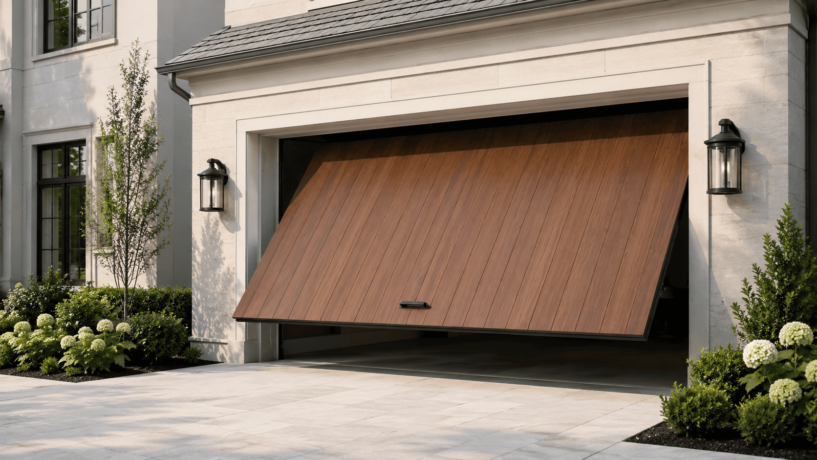 Garage door repair in progress — Pascoe Vale